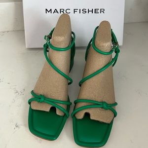 Marc Fisher Green Sandals